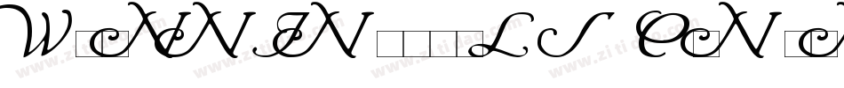 Wrenn Initials Condensed字体转换
